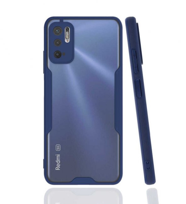 Xiaomi Redmi Note 10 5G Kılıf kamera Korumalı Arkası Şeffaf Silikon - 6