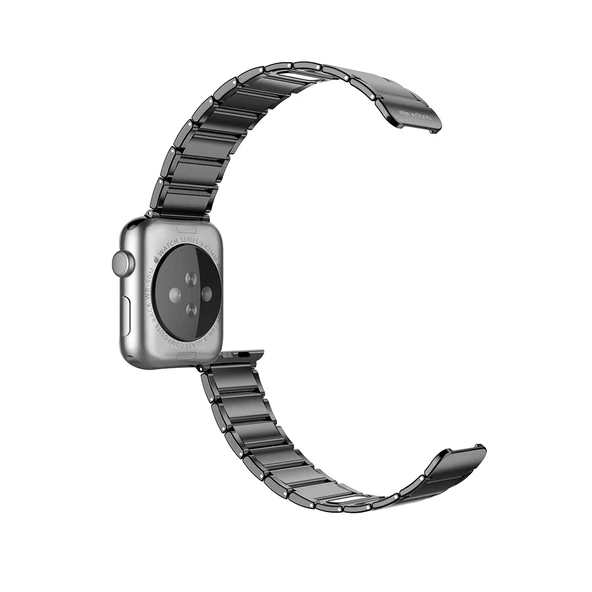 Apple Watch Ultra 49mm Raptic Classic Serisi Magnetik Metal Kordon - Resim 2