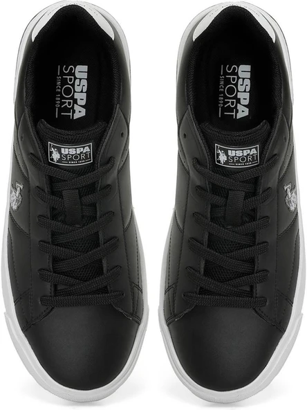 U.S.POLO ASSN MANGO 4FX SİYAH BEYAZ CASUAL ANATOMİK SPOR AYAKKABISI - Resim 6