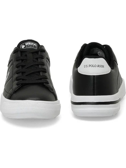 U.S.POLO ASSN MANGO 4FX SİYAH BEYAZ CASUAL ANATOMİK SPOR AYAKKABISI - Resim 7
