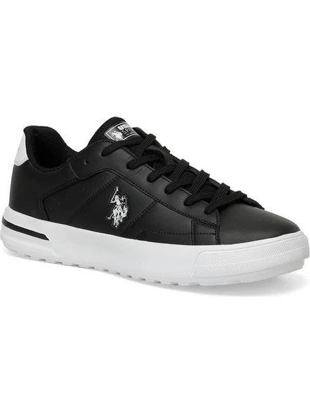 U.S.POLO ASSN MANGO 4FX SİYAH BEYAZ CASUAL ANATOMİK SPOR AYAKKABISI - Resim 2