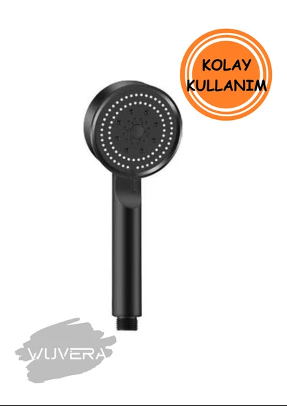 Wuvera Turbo Fan 5 Fonksiyonlu Su Tasarruflu Duş Başlığı – Yüksek Basınç ve Ayarlanabilir Akış - 3