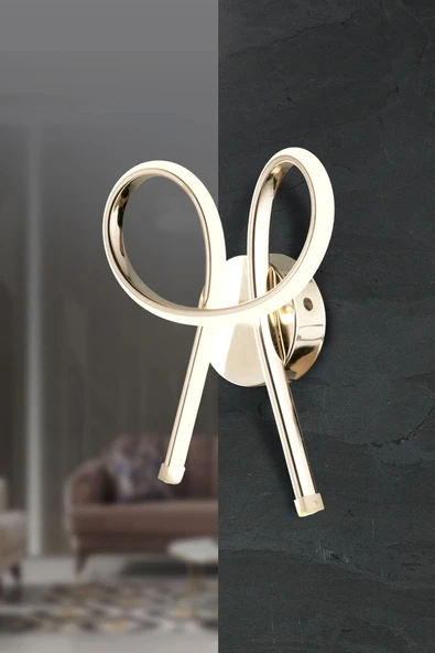 Modern Ideal Üç Renkli Krom Ledli Aplik ve Led Aplik - 2