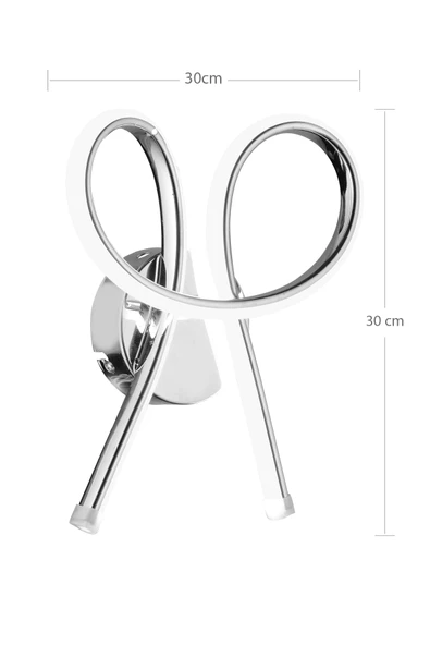 Modern Ideal Üç Renkli Krom Ledli Aplik ve Led Aplik - 3