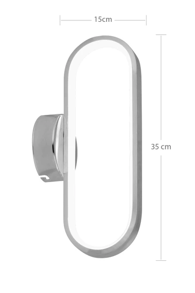 Ideal Lüx Üç Renkli Gold Ledli Aplik ve İç Mekan Led Aplik - 2