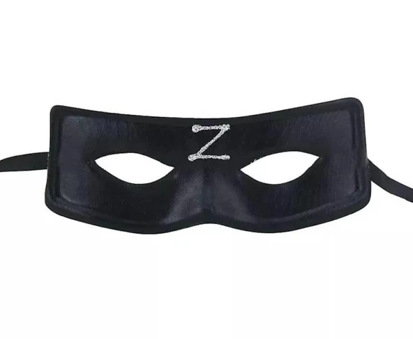Nessiworld Zorro Maskesi Arkadan Lastikli Z Baskılı