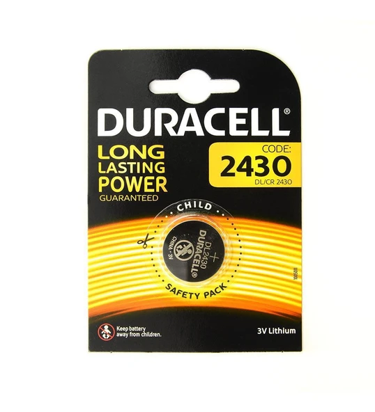 Duracell CR2430 Lityum Tekli Düğme Pil - 2