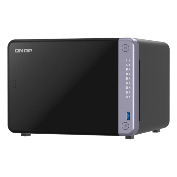 QNAP TS-632X (6x24TB Desteği) RAID(0-1-5-6-10-50) NAS Depolama Ünitesi - 3