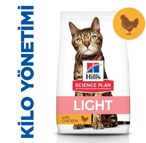 Hill's Light Tavuklu Yetişkin Diyet Kedi Maması 3 Kg