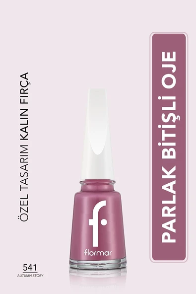 Klasik Parlak Bitişli Yüksek Pigmentli Oje - Nail Enamel -541 Autumn Story- 8682536047845 ürün görseli 1