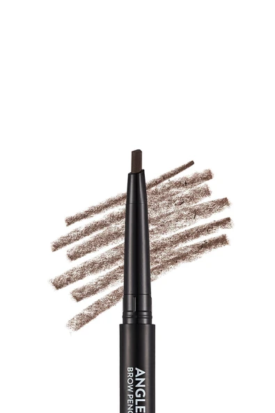 İki Uçlu Açılı Kaş Kalemi ve Kaş Fırçası (Koyu Kahve) - Angled Brow Pencil - 004 - 8690604572069 - 3