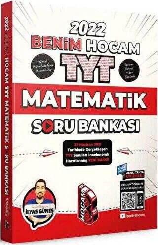 Benim Hocam Yayınları 2022 TYT Matematik Soru Bankası Benim Hocam Yayınları İlyas Güneş