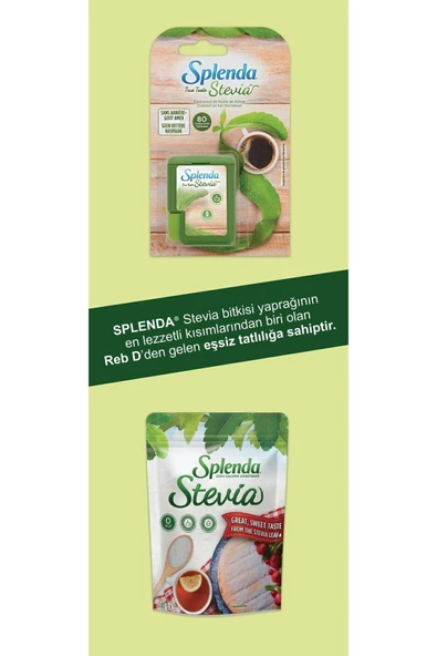 Splenda Stevia 80 Tablet Tatlandırıcı - 2