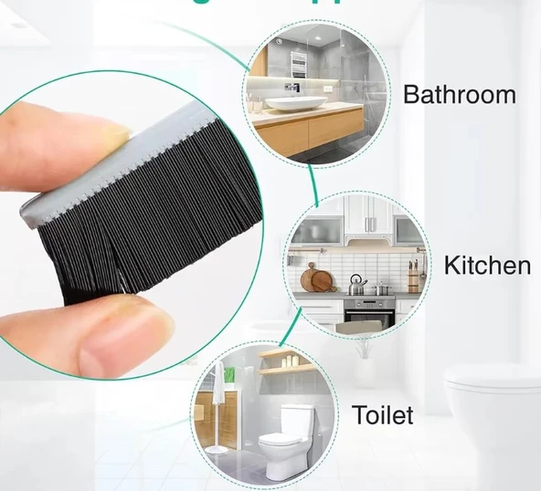 Derz Arası  Banyo Mutfak Dar Alan İnce Temizlik Fırçası - 2