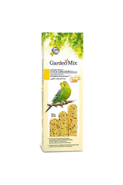 Garden Mix Muzlu Ve Yumurtalı Muhabbet Kuş Krakeri 3 Adet - 1