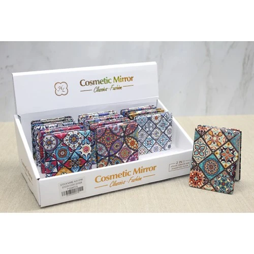 Taşlı El Aynası Dikdörtgen İnce Model 6 ürün görseli