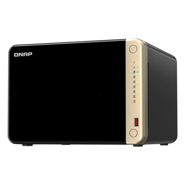 QNAP TS-664 (6x24TB Desteği) RAID(0-1-5-6-10-50) NAS Depolama Ünitesi - 3