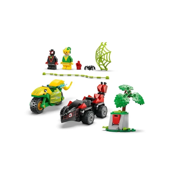 11198 Lego Marvel Spidey - Spin ve Electro Dinozor Aracı Takibi 124 parça +4 yaş - 4