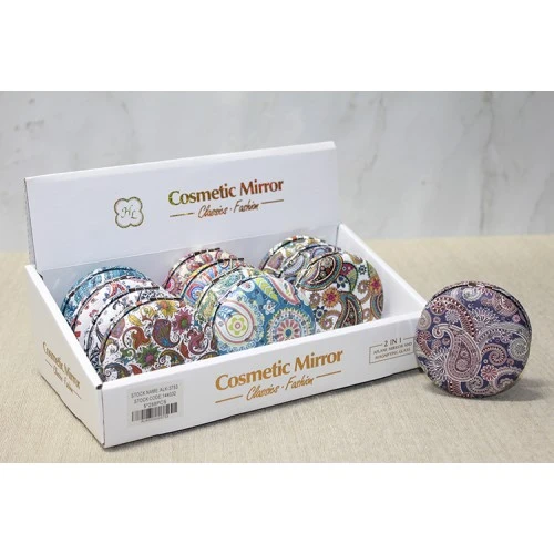 Taşlı Yuvarlak El Aynası Kalın Model 2 ürün görseli