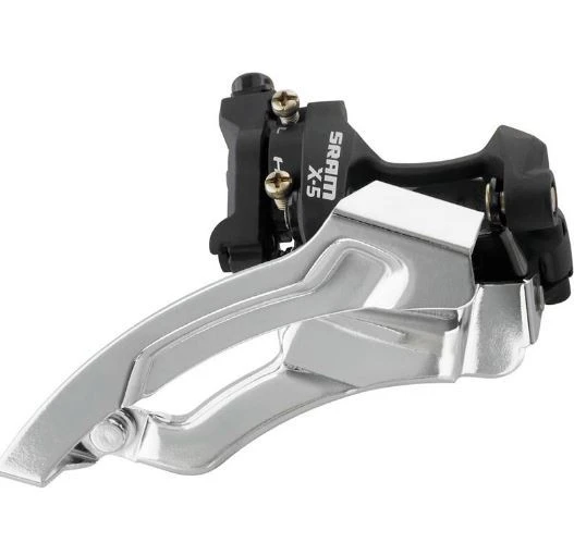 Sram X5 2X10 vites 31.8/34.9 Çift Yönlü Alttan Kelepçeli Ön Vites (kutulu)