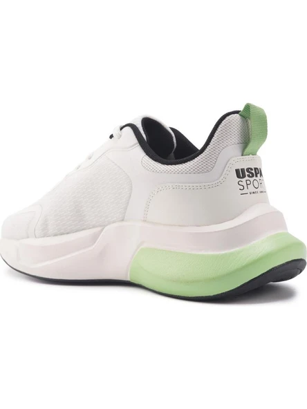 U.S.POLO ASSN WILLY 4FX BEJ YEŞİL ERKEK CASUAL ANATOMİK SPOR AYAKKABISI - Resim 5