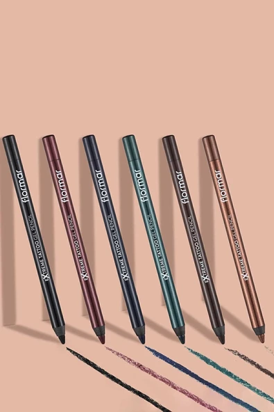 Mat Kalıcı Göz Kalemi (YEŞİL) - Extreme Tattoo Gel Pencil - 003 Deep Green - 8682536028851 - 8