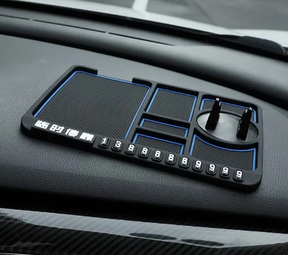 Torpido Üstü Numaratörlü Telefon Tutucu Kaydırmaz Mat - 2