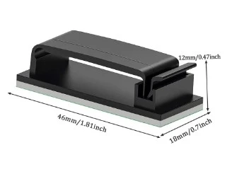 Yapışkanlı Kablo Düzenleyici Klips 4lü Set - Resim 2