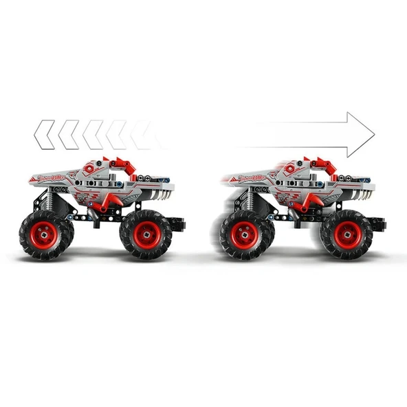 42200 Lego Technic Monster Jam ThunderROARus Çek-Bırak 232 parça +7 yaş - Resim 4