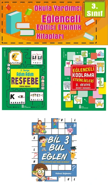 3.Sınıf Eğlenceli Ev ve Sınıf Etkinlik Seti ürün görseli 1