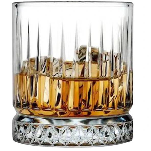 330 cc Italy Serisi Büyük Kadeh Viski Bardağı 4 Adet Viski Taşı Hediyeli - 7