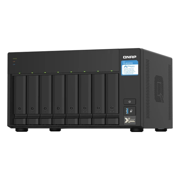 QNAP TS-832PX (8x24TB Desteği) RAID(0-1-5-6-10-50-60) NAS Depolama Ünitesi - 3