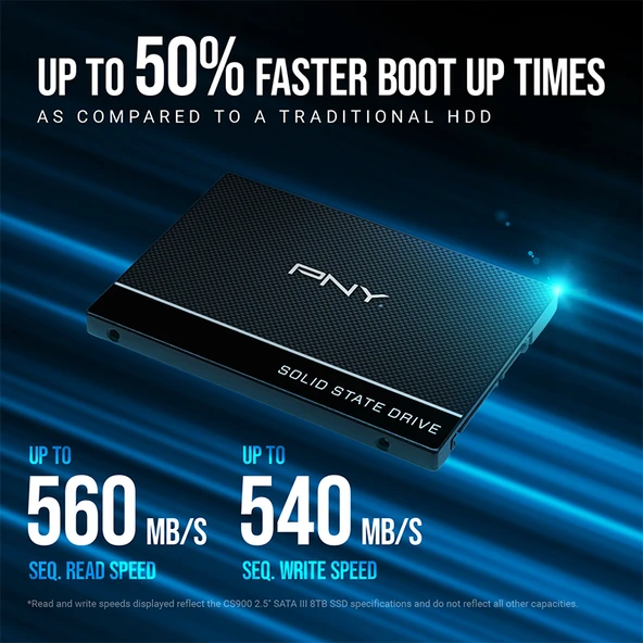 2TB PNY CS900 SSD 2,5" SSD (SSD7CS900-2TB-RB) - 4