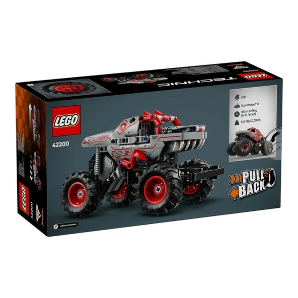 42200 Lego Technic Monster Jam ThunderROARus Çek-Bırak 232 parça +7 yaş - Resim 6