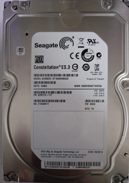 SEAGATE 1000NM033 1 TB 3.5" HDD - 2