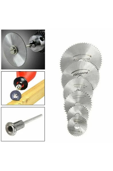 Nalburkent Gravür Ahşap Kesme Mini Testere Seti Takım 8 Parça 50-22Mm - 2