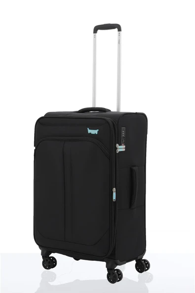 MÇS Baggaj V2411 SUPER LIGHT VALİZ BLACK SET - Resim 3