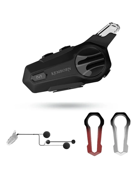 KEMBORN MOTOSİKLET KASK KULAKLIK İNTERCOM 2 KİŞİLİK 1ADET İNTERKOM SETİ - 4