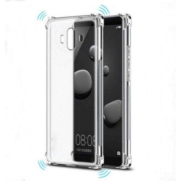 Huawei Mate 10 Pro Kılıf Anti Şok Darbe Emici Şeffaf Kapak - 7