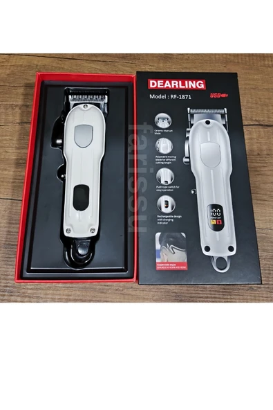 Dearling RF-1871 Profesyonel Saç Kesme Makinesi | Güçlü & Hassas Kesim - 2