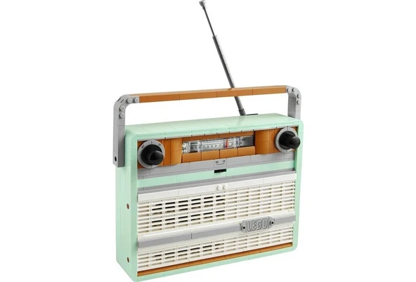 ® Icons Retro Radyo 10334 - Vintage Transistörlü Radyo Meraklısı Yetişkinler için Müzik Temalı Dekor - 2