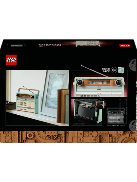 ® Icons Retro Radyo 10334 - Vintage Transistörlü Radyo Meraklısı Yetişkinler için Müzik Temalı Dekor - 4