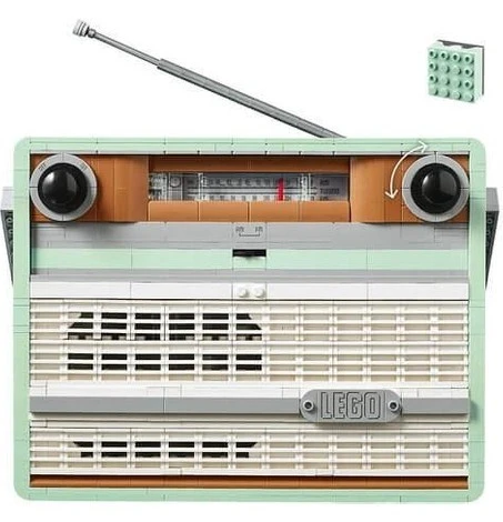 ® Icons Retro Radyo 10334 - Vintage Transistörlü Radyo Meraklısı Yetişkinler için Müzik Temalı Dekor - 5