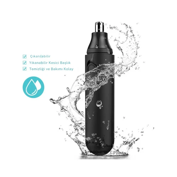 SM-429 Burun Kılı Kesme Makinesi – Sessiz, Paslanmaz Çelik, Taşınabilir - 5