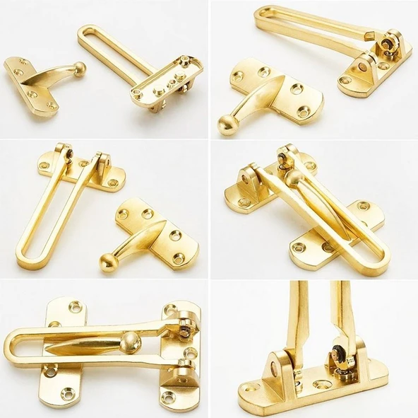 Zhltools Çelik Kapı Emniyet Kelepçesi GOLD Beckett - 2