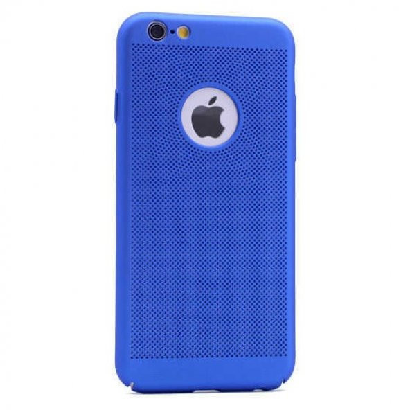 Apple iPhone 7 Kılıf Ultra İnce Delikli Mat Silikon Kapak - 6