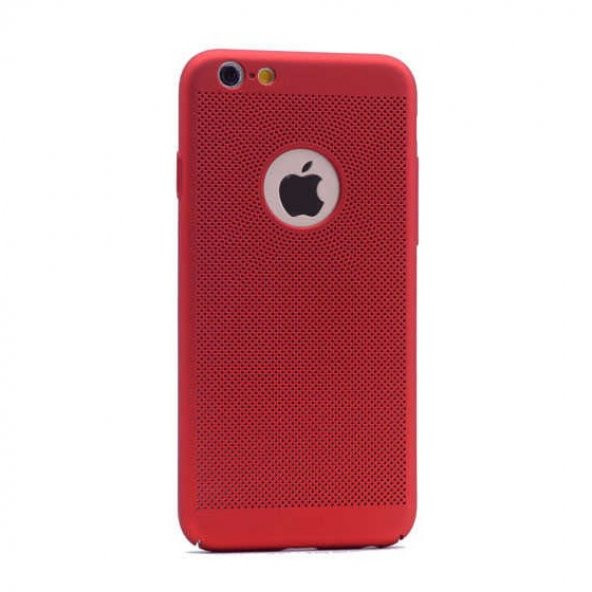 Apple iPhone 7 Kılıf Ultra İnce Delikli Mat Silikon Kapak - 9
