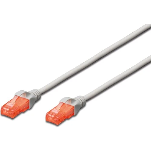 Digitus Patch Kablo, U-UTP, CAT. 6, 1 metre, AWG 26/7, Cu, LSZH, gri renk TdrTR