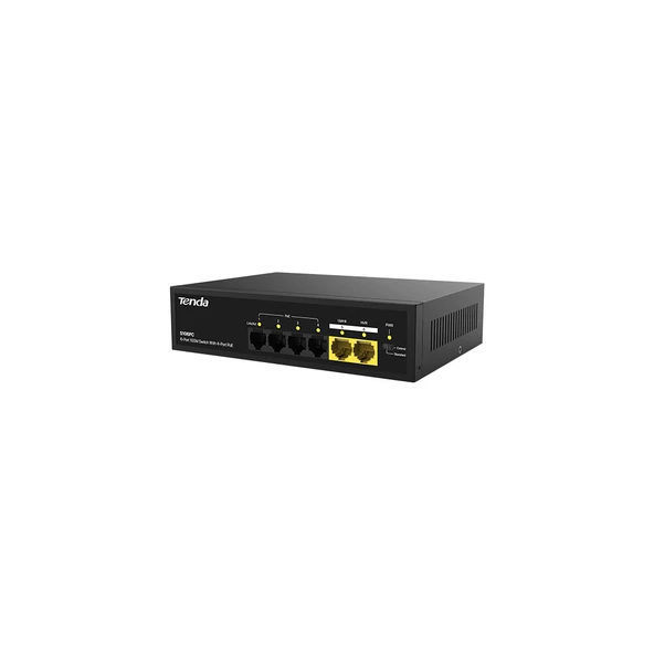 TENDA S106PC 6 PORT 10/100 POE SWITCH - 2