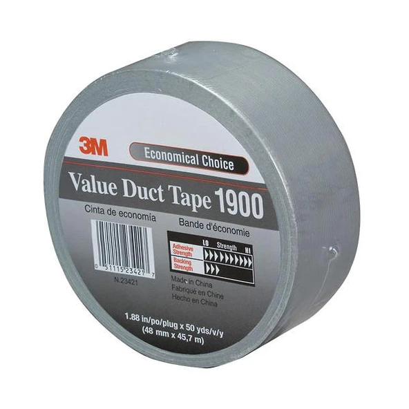 3M DUCK TAPE GRİ (1900) EKO 50MM*50MT TdrTR